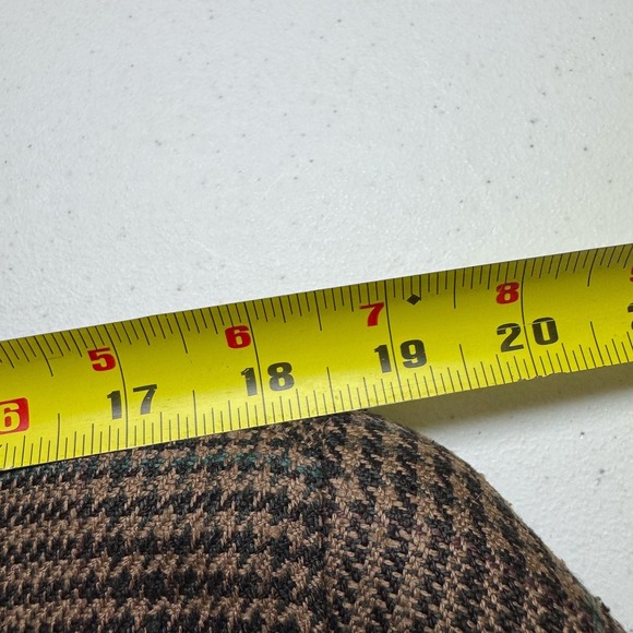 VTG Jos A Bank Blazer Mens 40R Brown Glen Plaid Premier Collection Wool USA Made - Picture 12 of 13